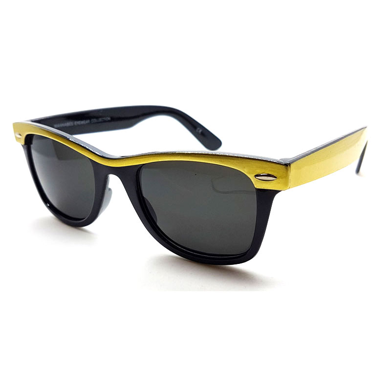 Wayfarer Black Colorline Solbriller Gul - Billede 2