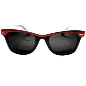 Wayfarer Black Colorline Solbriller Rød