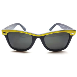 Wayfarer Black Colorline Solbriller Gul