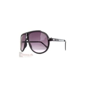 TURBO AVIATORS SOLBRILLE I SORT M/ GULD DETALJE